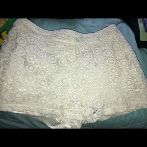 Forever21  crochet shorts